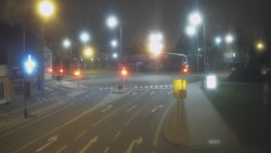 Křižovatka ulic Komenského a Velké Novosady