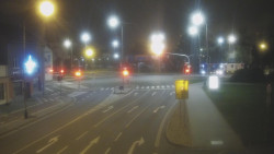 Křižovatka ulic Komenského a Velké Novosady