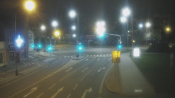 Křižovatka ulic Komenského a Velké Novosady