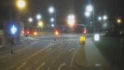 Křižovatka ulic Komenského a Velké Novosady