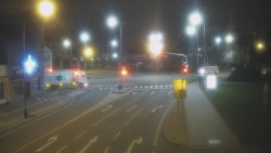 Křižovatka ulic Komenského a Velké Novosady