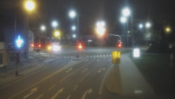 Křižovatka ulic Komenského a Velké Novosady