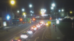 Křižovatka ulic Komenského a Velké Novosady