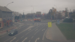 Křižovatka ulic Komenského a Velké Novosady