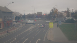 Křižovatka ulic Komenského a Velké Novosady