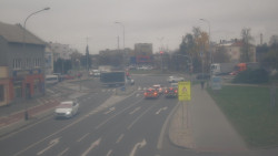 Křižovatka ulic Komenského a Velké Novosady