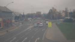 Křižovatka ulic Komenského a Velké Novosady