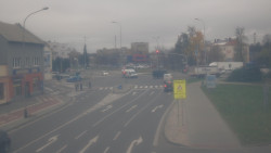 Křižovatka ulic Komenského a Velké Novosady