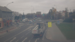 Křižovatka ulic Komenského a Velké Novosady