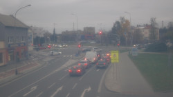 Křižovatka ulic Komenského a Velké Novosady