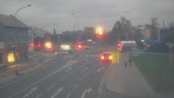 Křižovatka ulic Komenského a Velké Novosady