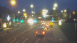 Křižovatka ulic Komenského a Velké Novosady