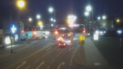 Křižovatka ulic Komenského a Velké Novosady