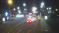 Křižovatka ulic Komenského a Velké Novosady