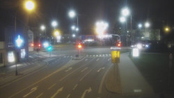 Křižovatka ulic Komenského a Velké Novosady