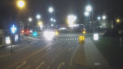 Křižovatka ulic Komenského a Velké Novosady