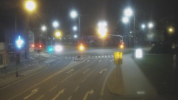 Křižovatka ulic Komenského a Velké Novosady