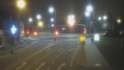 Křižovatka ulic Komenského a Velké Novosady