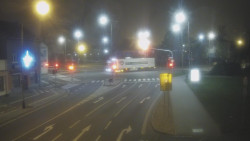 Křižovatka ulic Komenského a Velké Novosady