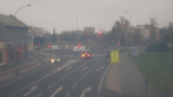 Křižovatka ulic Komenského a Velké Novosady