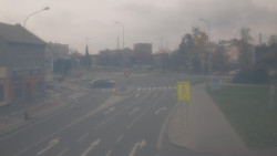 Křižovatka ulic Komenského a Velké Novosady