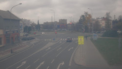 Křižovatka ulic Komenského a Velké Novosady