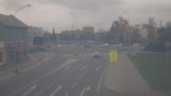 Křižovatka ulic Komenského a Velké Novosady