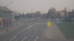 Křižovatka ulic Komenského a Velké Novosady