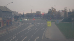 Křižovatka ulic Komenského a Velké Novosady