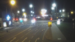 Křižovatka ulic Komenského a Velké Novosady