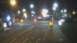 Křižovatka ulic Komenského a Velké Novosady