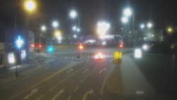 Křižovatka ulic Komenského a Velké Novosady