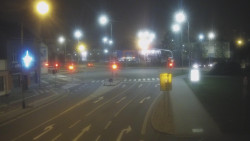 Křižovatka ulic Komenského a Velké Novosady