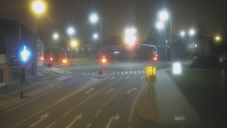 Křižovatka ulic Komenského a Velké Novosady