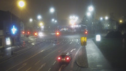 Křižovatka ulic Komenského a Velké Novosady