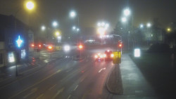 Křižovatka ulic Komenského a Velké Novosady