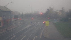 Křižovatka ulic Komenského a Velké Novosady