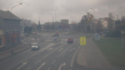 Křižovatka ulic Komenského a Velké Novosady