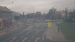 Křižovatka ulic Komenského a Velké Novosady