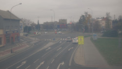 Křižovatka ulic Komenského a Velké Novosady