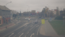 Křižovatka ulic Komenského a Velké Novosady