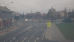 Křižovatka ulic Komenského a Velké Novosady