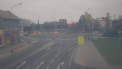 Křižovatka ulic Komenského a Velké Novosady