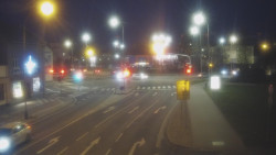 Křižovatka ulic Komenského a Velké Novosady