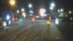 Křižovatka ulic Komenského a Velké Novosady