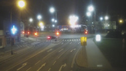 Křižovatka ulic Komenského a Velké Novosady