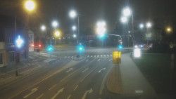 Křižovatka ulic Komenského a Velké Novosady