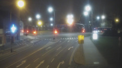 Křižovatka ulic Komenského a Velké Novosady