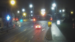 Křižovatka ulic Komenského a Velké Novosady