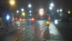 Křižovatka ulic Komenského a Velké Novosady